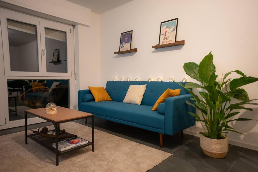 Appartement Spacieux Au Centre De La Gruyere Broc Exterior foto